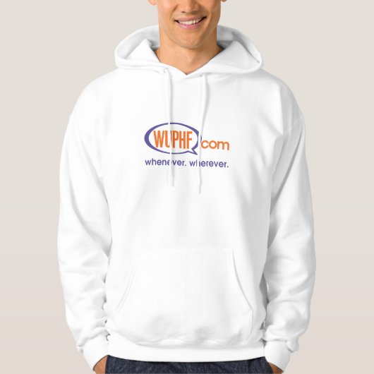 Veste À Capuche sweatshirt à capuchon de WUPHF.com (Devant)
