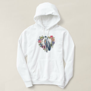 Veste À Capuche Sweatshirt à capuchon d'oiseaux