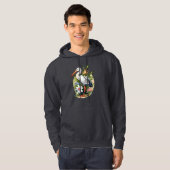 Veste À Capuche Sweatshirt à capuchon d'oiseaux (Devant entier)