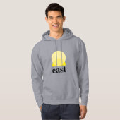 Veste À Capuche Sweatshirt à capuchon en gris (Devant entier)