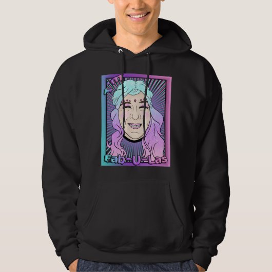 Veste À Capuche Sweatshirt à capuchon Fab-U-Las Men de Zer0 (Devant)