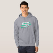 Veste À Capuche sweatshirt à capuchon gris (Devant entier)
