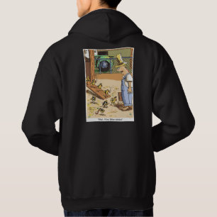 Veste À Capuche Sweatshirt à capuchon noir de moto de retour