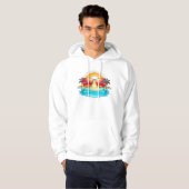 Veste À Capuche Sweatshirt à capuchon tropical (Devant entier)