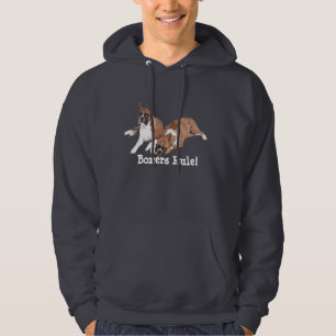 Veste À Capuche Sweatshirt à capuchon unisexe de règle de boxeur