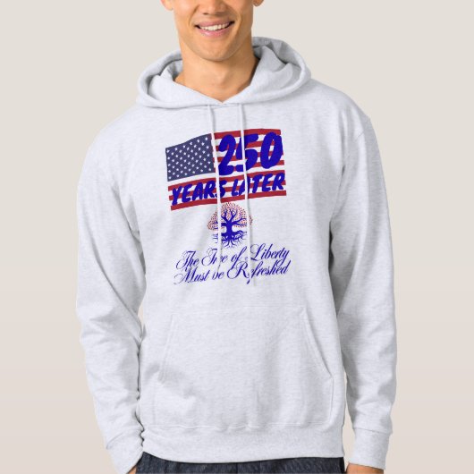 Veste À Capuche Sweatshirt Arbre de la Liberté (Devant)