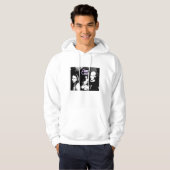 Veste À Capuche Sweatshirt blanc (Devant entier)