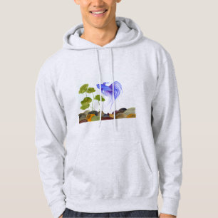 Veste À Capuche Sweatshirt Blue Betta Fish