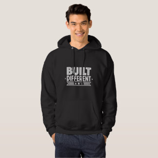 Veste À Capuche Sweatshirt Built Different – Vêtements de rue moti