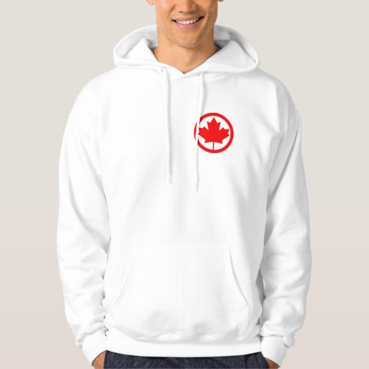 Veste À Capuche Sweatshirt Canada Feuille d'érable (Devant)