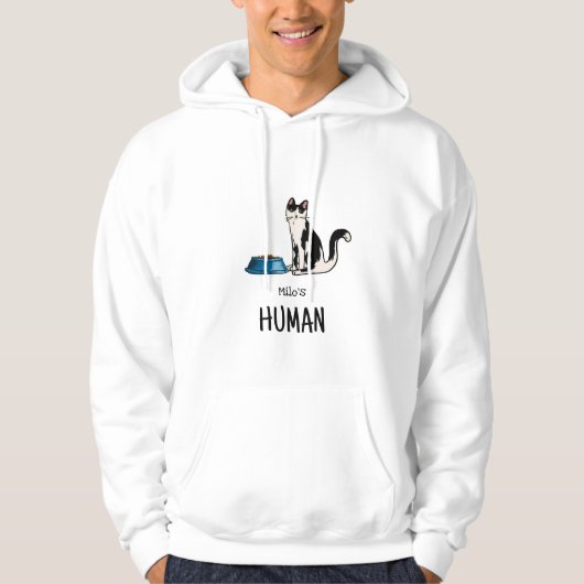 Veste À Capuche Sweatshirt chat calicot (Devant)