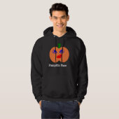 Veste À Capuche Sweatshirt citrouille (Devant entier)