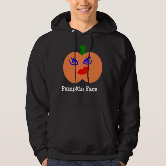 Veste À Capuche Sweatshirt citrouille (Devant)