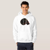 Veste À Capuche Sweatshirt crâne (Devant entier)