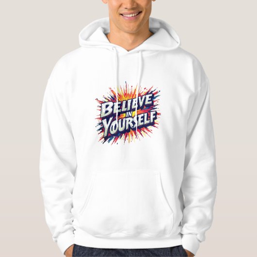Veste À Capuche Sweatshirt Crois en Toi (Devant)