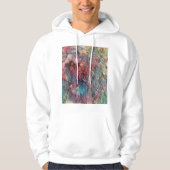 Veste À Capuche Sweatshirt d'art abstrait (Devant)