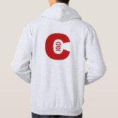 Veste À Capuche Sweatshirt de base à capuchon conception de dos de (Dos)