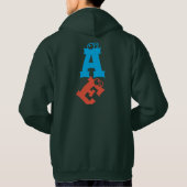 Veste À Capuche Sweatshirt de base pour éléphants masculins (Dos)