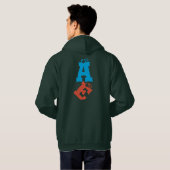 Veste À Capuche Sweatshirt de base pour éléphants masculins (Dos entier)