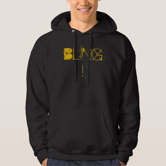 VESTE À CAPUCHE SWEATSHIRT DE BLING (Devant)