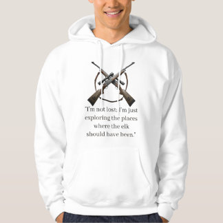 Veste À Capuche Sweatshirt de chasse avec citation drôle pour la c