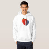 Veste À Capuche Sweatshirt de fraise (Devant entier)