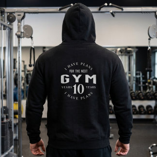 Veste À Capuche Sweatshirt de gym motivant drôle pour les amateurs