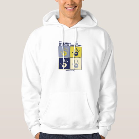 Veste À Capuche Sweatshirt de mains de PCRF quatre (Devant)