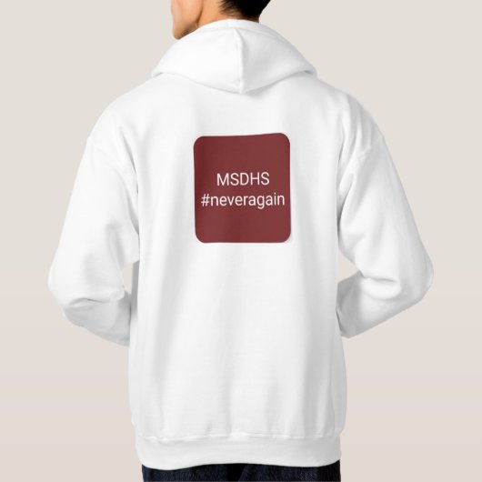 Veste À Capuche Sweatshirt de MSDHS (Dos)