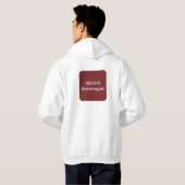 Veste À Capuche Sweatshirt de MSDHS (Dos entier)