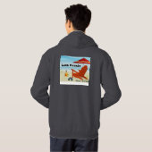 Veste À Capuche Sweatshirt de Patrón de lac (Dos entier)