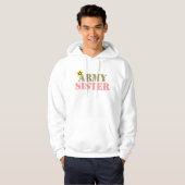 VESTE À CAPUCHE SWEATSHIRT DE SOEUR D'ARMÉE (Devant entier)