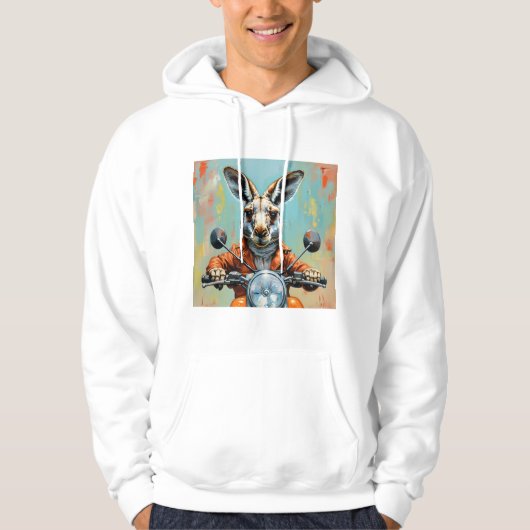 Veste À Capuche Sweatshirt d'édition Kangaroo choper (Devant)