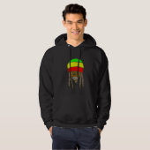 Veste À Capuche Sweatshirt d'homme de Rasta (Devant entier)