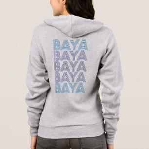 Veste À Capuche Sweatshirt du logo Blue Bayas/Dizi