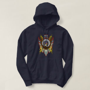 Veste À Capuche Sweatshirt Eagle Arrowhead Americana