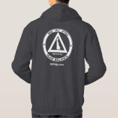 Veste À Capuche sweatshirt foncé du logo 302BJJ (Dos)