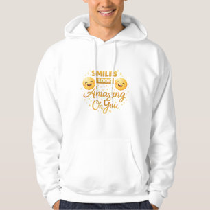 Veste À Capuche Sweatshirt Gold Smiles Look Amazing On You