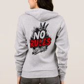 Veste À Capuche Sweatshirt graphique No Rules (Dos)