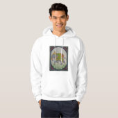 Veste À Capuche Sweatshirt indien des éléphants (Devant entier)