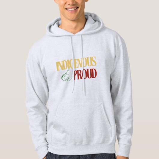 Veste À Capuche Sweatshirt indigène et fière à capuchon (Devant)