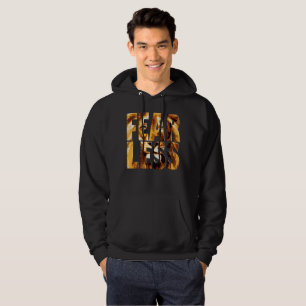 Veste À Capuche Sweatshirt Lion Sans Peur - Vêtements de sport mot