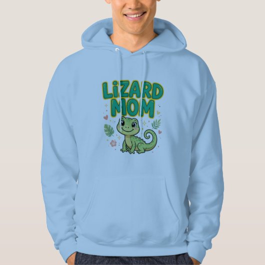 Veste À Capuche Sweatshirt Lizard Maman (Devant)