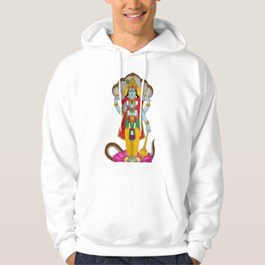 Veste À Capuche Sweatshirt Lord Vishnu (Devant)