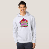 Veste À Capuche Sweatshirt MBDS logo sombre (Devant entier)