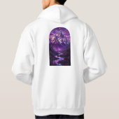 Veste À Capuche Sweatshirt Montagne Vitrail (Dos)
