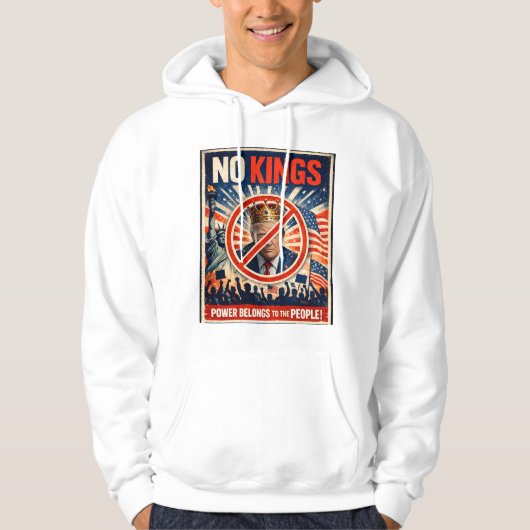 Veste À Capuche Sweatshirt Pas de rois ! (Devant)