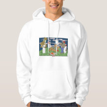 Sweatshirt pour hommes 'Loups-garous mangeant de l