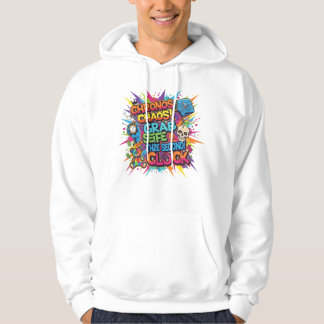 Veste À Capuche "Sweatshirt Rétro Gamer Level Up"
