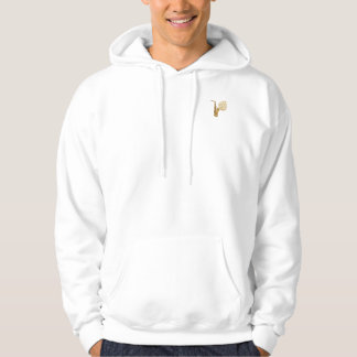Veste À Capuche Sweatshirt Saxophoniste - Design Vintage Jazz Sax